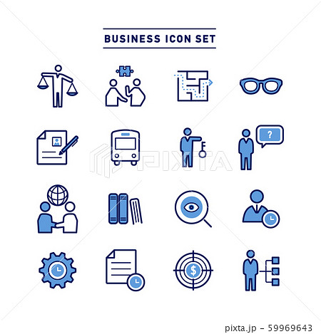 BUSINESS ICON SET 59969643