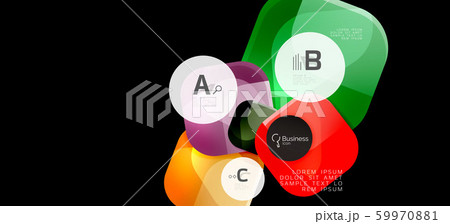 Modern advertising concept for wallpaper design. Vector info graphic design. Vector design concept. Business presentation. Abstract geometric frame. 59970881