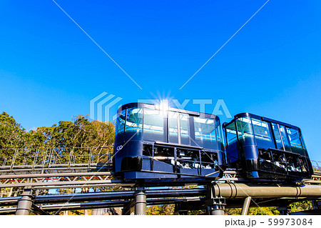 稲佐山スロープカー 長崎市 の写真素材