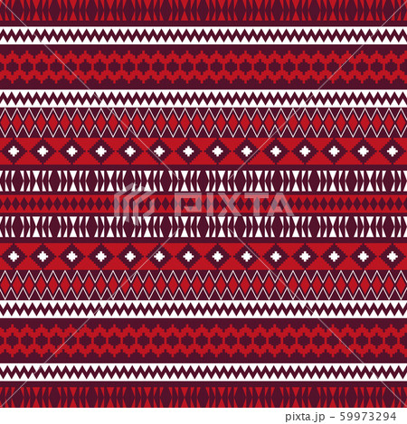 Christmas ethnic seamless patterns. Aztec 59973294