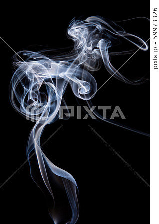 Abstract incense smoke isolated Abstract incense smoke isolated 59973326