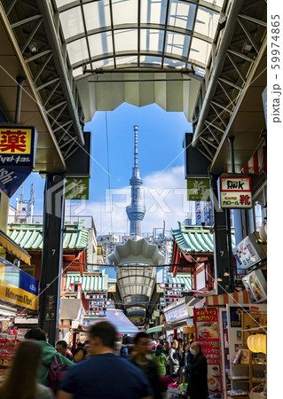【東京都】浅草 新仲見世商店街 東京スカイツリー 【東京都】浅草 新仲見世商店街 東京スカイツリー 59974865