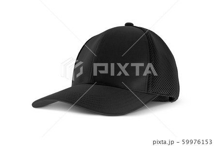 blank black canvas cap for premium clothing accessary design mock-up 59976153