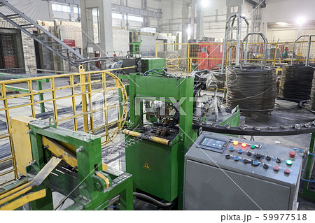 Large industrial machine for welding of rebar and reinforcing mesh. for concrete reinforcement 59977518