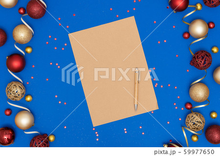 New Year and Christmas decorations and blank craft New Year and Christmas decorations and blank craft 59977650