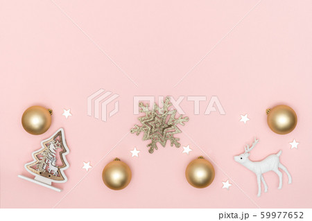 New Year and Christmas composition. Frame from 59977652