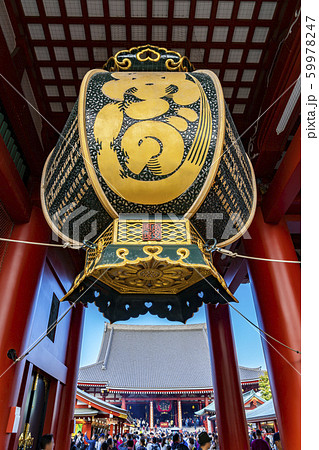 【東京都】浅草寺　宝蔵門 59978247