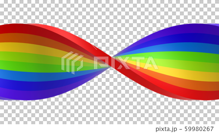 Line bow color Line twist Background white background Rainbow color CG Line bow color Line twist Background white background Rainbow color CG 59980267