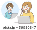 女性　コールセンター　オペレータ 59980847