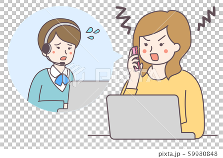 女呼叫中心接線員 女呼叫中心接線員 59980848