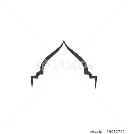 Mosque window vector icon Mosque window vector icon 59982762