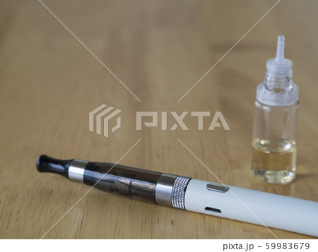 close up electronic cigarette white and black with 59983679