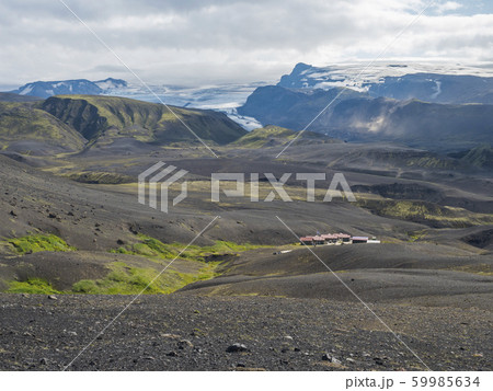 Botnar mountain hut and campsite on Laugavegur 59985634