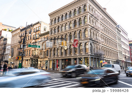 《ニューヨーク》ソーホーのおやれな街並み・マンハッタン 《ニューヨーク》ソーホーのおやれな街並み・マンハッタン 59986426