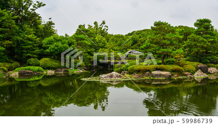 Idyllic landscape of Japanese garden Idyllic landscape of Japanese garden 59986739