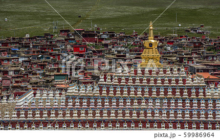Yarchen Gar Monastery in Garze Tibetan Yarchen Gar Monastery in Garze Tibetan 59986964
