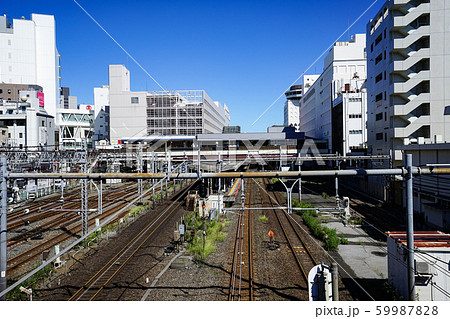 常磐線柏駅南口方向を望む＜2019年10月千葉県柏市＞ 59987828