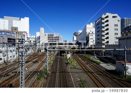 常磐線柏駅南口方向を望む<2019年10月千葉県柏市> 常磐線柏駅南口方向を望む<2019年10月千葉県柏市> 59987830