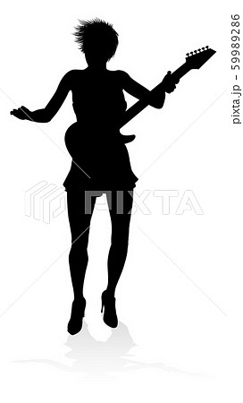 Musician Guitarist Silhouette 59989286