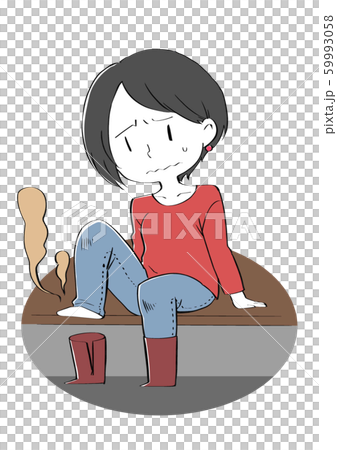 足のにおいが気になる 59993058