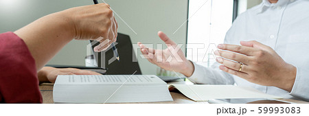 Teaching helping technology concept. Woman young Teaching helping technology concept. Woman young 59993083