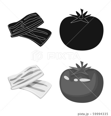 Vector illustration of taste and product symbol. Collection of taste and cooking stock symbol for web. Vector illustration of taste and product symbol. Collection of taste and cooking stock symbol for web. 59994335