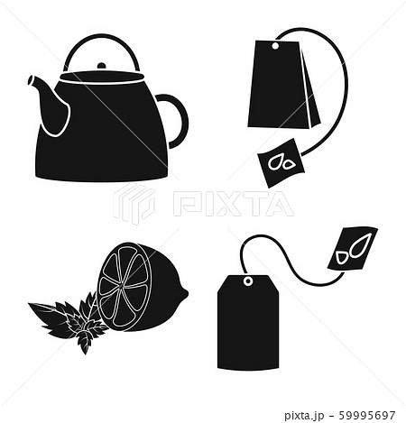 Vector design of medicine and gradient sign. Collection of medicine and natural stock symbol for web. 59995697