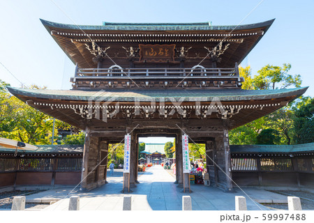 川崎大師 平間寺 不動門 (神奈川県川崎市川崎区) 2019年11月現在 川崎大師 平間寺 不動門 (神奈川県川崎市川崎区) 2019年11月現在 59997488