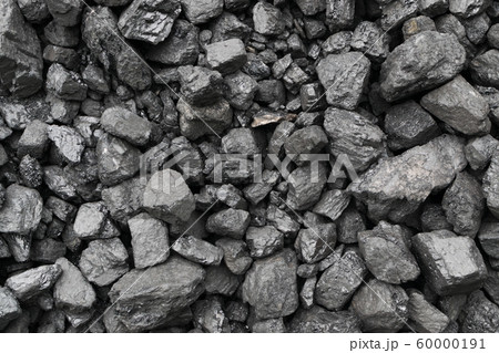 Pile of natural black hard coal or diamond coal Pile of natural black hard coal or diamond coal 60000191
