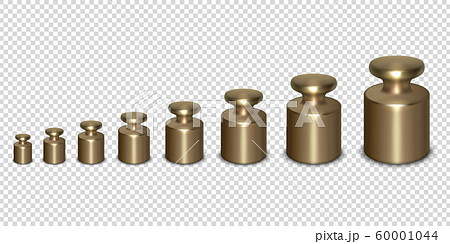 Vector 3d Realistic Metal Calibration Laboratory Weight Different Sizes Icon Set Closeup Isolated on Transparent Background. Design Template of Little Weights for Mechanical Jewelry Scales Vector 3d Realistic Metal Calibration Laboratory Weight Different Sizes Icon Set Closeup Isolated on Transparent Background. Design Template of Little Weights for Mechanical Jewelry Scales 60001044