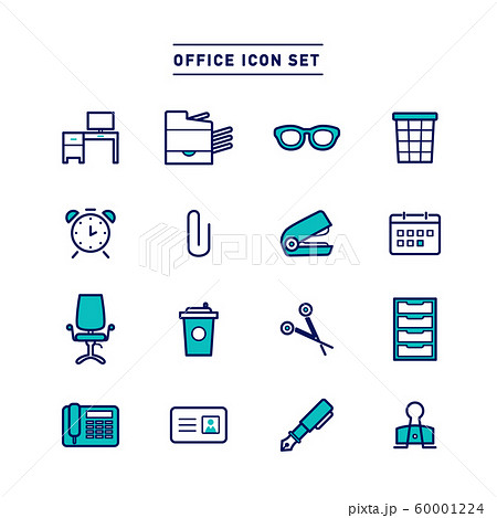 Office Icon Setのイラスト素材