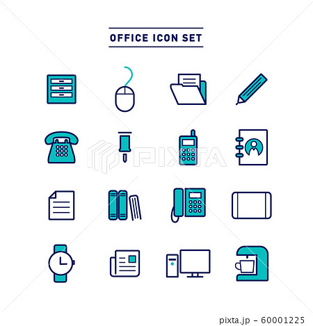 Office Icon Setのイラスト素材