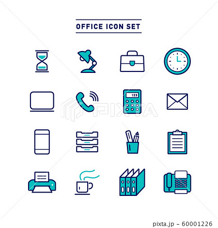 Office Icon Setのイラスト素材