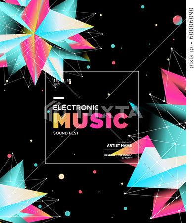 Music festival poster with abstract gradient lines, template design. Colorful Waves Gradient Background. Template for Poster, Web Banner, Pop-Up, presentation, brochure. Geometric template vector. 60006090