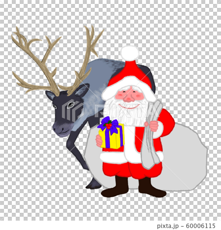 Santa and reindeer 60006115