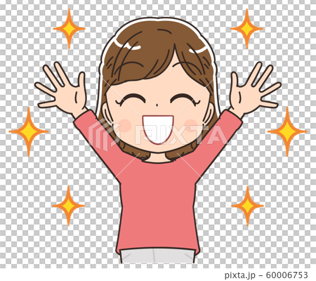 Young Woman Plain Clothes Anime Cartoon Stock Illustration