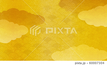 金色の和風背景 金色の和風背景 60007304