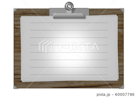クリップボード(コンピューターグラフィック/透過素材) クリップボード(コンピューターグラフィック/透過素材) 60007786