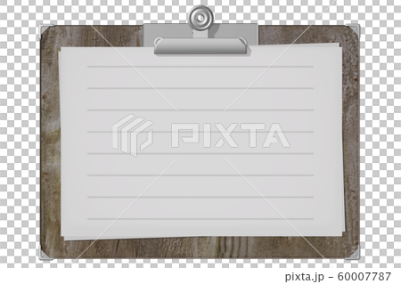 クリップボード(コンピューターグラフィック/透過素材) クリップボード(コンピューターグラフィック/透過素材) 60007787