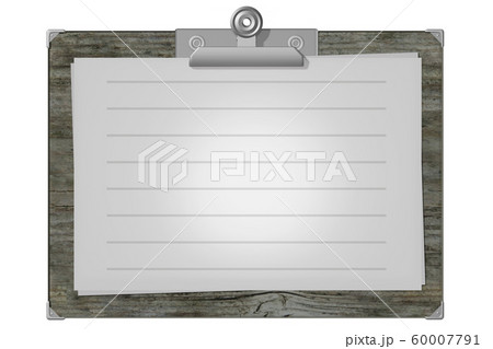 クリップボード(コンピューターグラフィック/透過素材) クリップボード(コンピューターグラフィック/透過素材) 60007791
