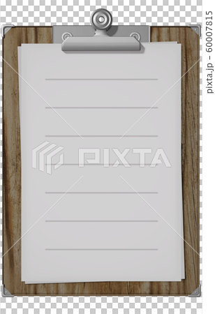 クリップボード(コンピューターグラフィック／透過素材) 60007815