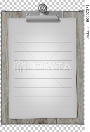 クリップボード(コンピューターグラフィック/透過素材) クリップボード(コンピューターグラフィック/透過素材) 60007871