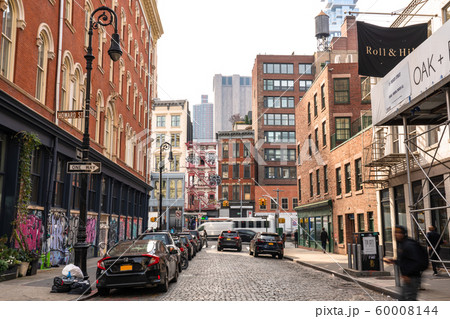 《ニューヨーク》ソーホーのおやれな街並み・マンハッタン 60008144