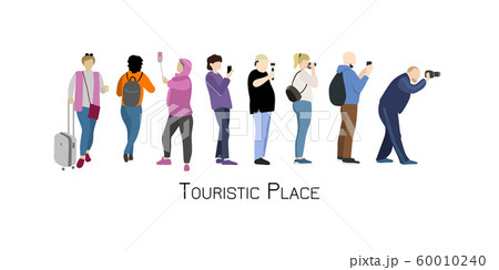 People taking photo, characters for your design 60010240