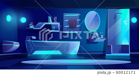 Futuristic bathroom interior furniture and stuff Futuristic bathroom interior furniture and stuff 60012171