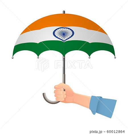 India flag umbrella 60012864