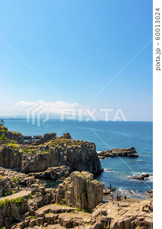 東尋坊の風景 福井県坂井市三国町安島 60013024