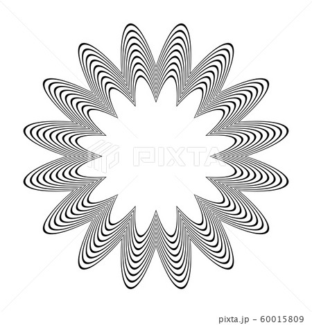 Abstract geometric circle design element. 60015809