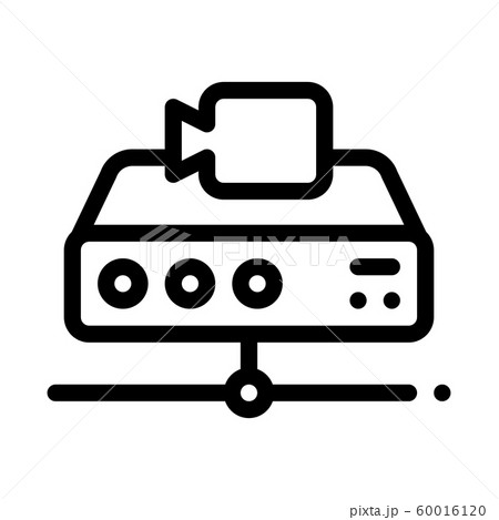 Digital Camcorder Icon Vector Outline Illustration 60016120