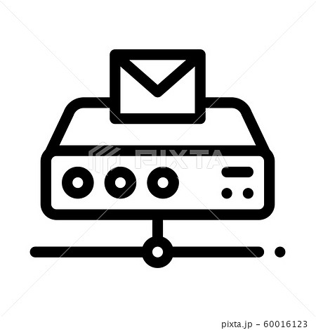 Messaging Digital Technology Icon Vector Outline Illustration 60016123